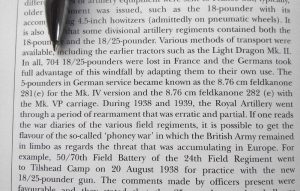 Fragment o Dunkierce z książki The 25-pounder Field Gun 1939 – 71 Chrisa Henry ego